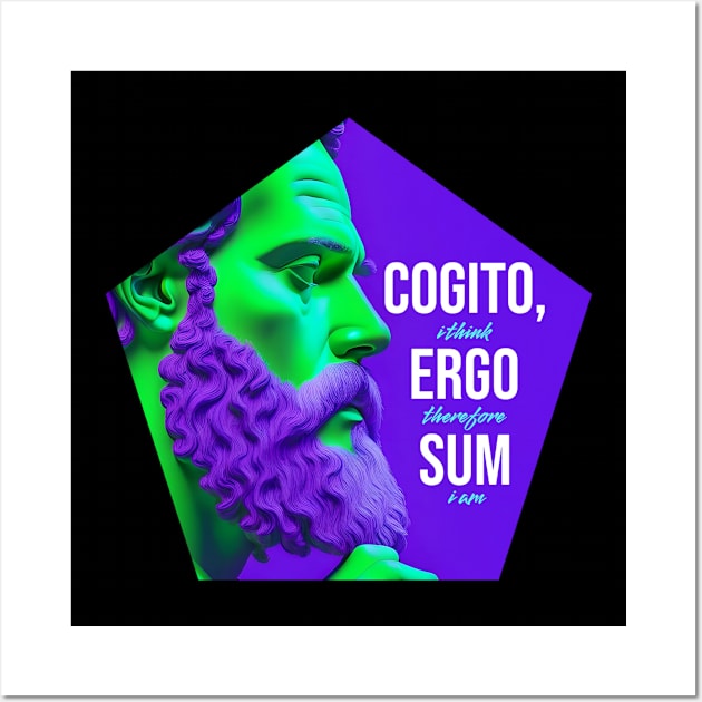 Cognito Ergo Sum Wall Art by Quo-table